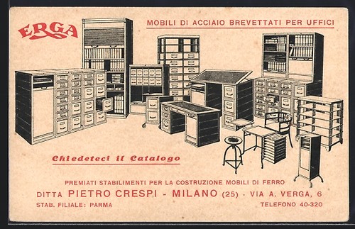 Cartolina artistica milano - artistica,