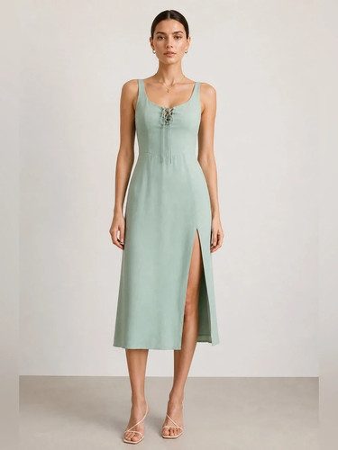 Abito midi abercrombie fitch - midi,