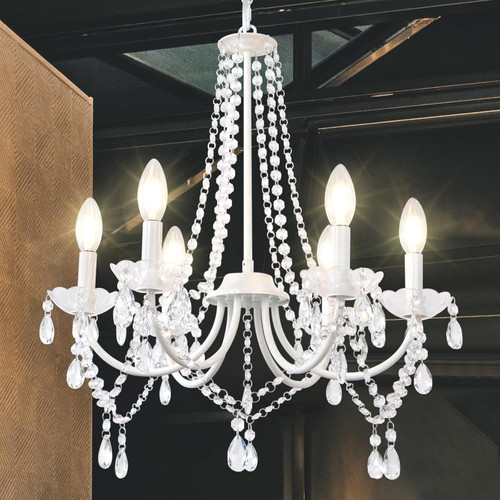 Lampadario bianco lampade - bianco,