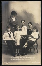 Cartolina Coppia di principi