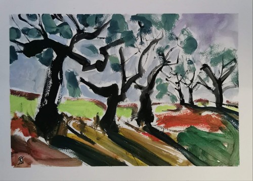 Quadro acrilico originale - , a3