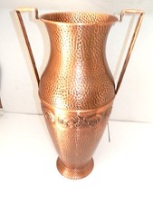 BELLISSIMO Portaombrelli porta ombrelli in rame lucido SBALZATO A MANO  