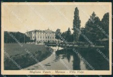 Treviso Mogliano Veneto Marocco Villa Volpi PIEGHINA cartolina VK3432