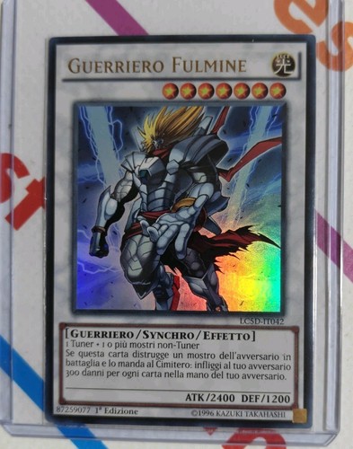 Guerriero fulmine oh - fulmine, yu-gi-oh