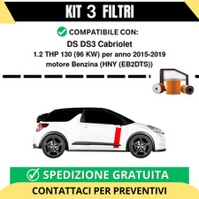 Kit 3 Filtri Tagliando per DS