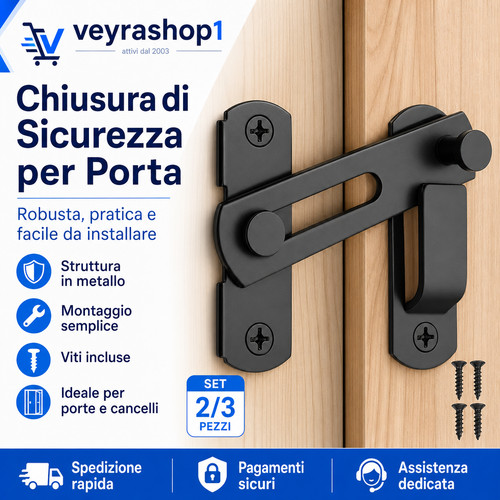 Chiavistello angolo retto - retto, 90°