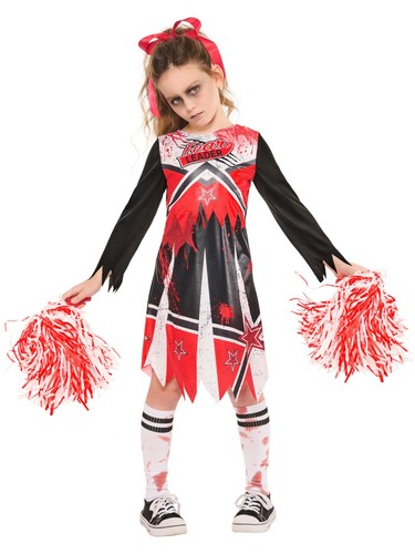 Costume cheerleader zombie