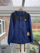 Nuovissima giacca impermeabile uomo The North Face Antora Dryvent XXXL blu/nero