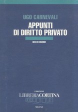 Appunti diritto privato - di,