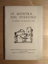 IV mostra del disegno 1978 Firenze Soc. delle Belle Arti casa dante Annigoni