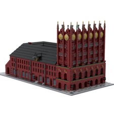 MOC: Municipio di Stralsund architettura gotica famoso punto di riferimento 7491 pezzi