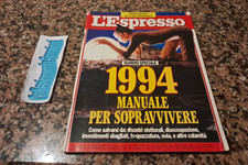 L'espresso rivista-51/52 1993-Bossi-Berlusconi-Fellini-Clinton-Benigni-