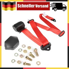 Cintura automatica 3 punti cintura di sicurezza universale ROSSO frusta cintura TÜV E test