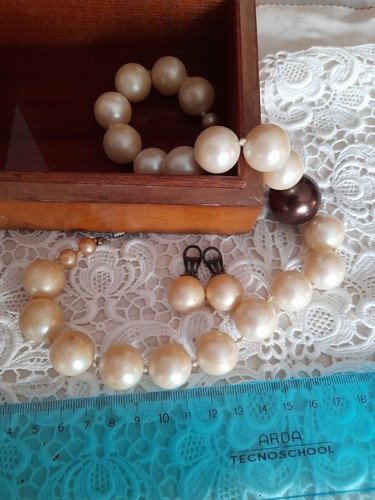 Collier collana perle vero - collier,