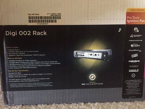 Digidesign pro tools - pro, rack