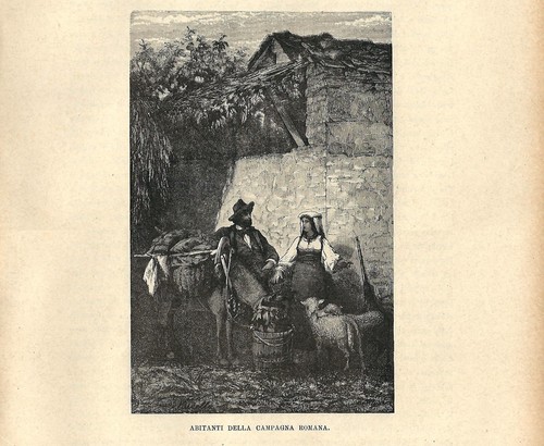 Stampa antica contadini della - stampa,