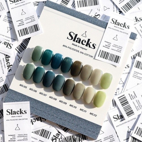 Mayour slacks gel unghie - set, 8