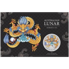 1 $ dollaro Lunar III drago