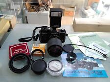 [NC] YASHICA FX-3 SUPER CON OBIETTIVO 35-105mm FLASH ACCESSORI VARI E BORSA