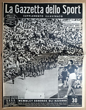 CALCIO,GLI AZZURRI A WEMBLEY-N.32 DEL 1948 da LA GAZZETTA DELLO SPORT-10563