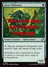 MTG GENE POLLINATOR FOIL EXC - IMPOLLINATORE GENICO 186 - EOE - MAGIC