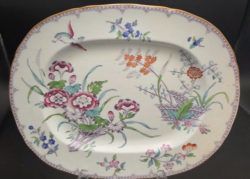 Raro piatto ovale - , minton