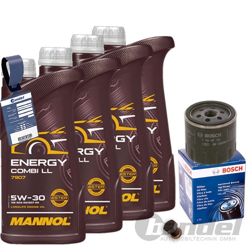Bosch filtro olio - bosch, mannol