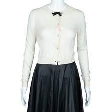 Miu ivory cashmere knit - cashmere,