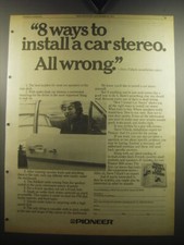 1974 Pioneer Car Stereos Ad -