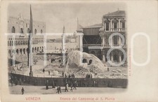 VENEZIA - TRONCO DEL CAMPANILE DI S. MARCO - CROLLATO