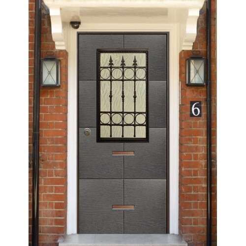Porta blindata grigio per - grigio,