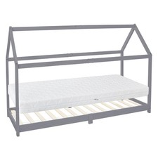 Lettino bambini grigio chiaro