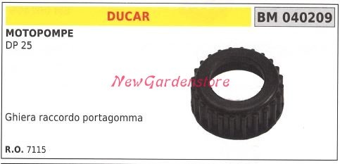 Ghiera raccordo portagomma - ghiera,
