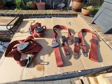 cinture di sicurezza anteriori posteriori peugeot 205 roland garros cabrio rosse si adattano cti ecc