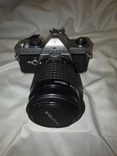 Fotocamera Asahi Pentax MX pellicola argento nuova batteria e obiettivo Pentax-A 135 mm 1:2:8