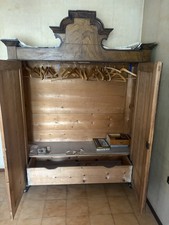 Armadio Antico in Noce Massello – Epoca Impero Inizi '800 – 2 Ante 