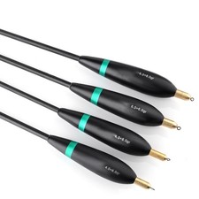 Galleggianti da Pesca in Legno di Balsa Componenti in Rame Stabilità Ottimale Design Rinforzato