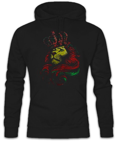 Felpa con cappuccio rastafari - felpa,