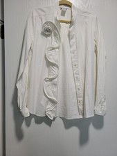 Camicia blusa bianca con