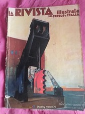 FUTURISMO MARIO SIRONI MARCELLO NIZZOLI  a rivista illustrata de popolo d'italia