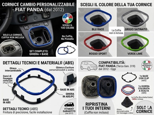 Cuffia cornice cambio fiat - cuffia,