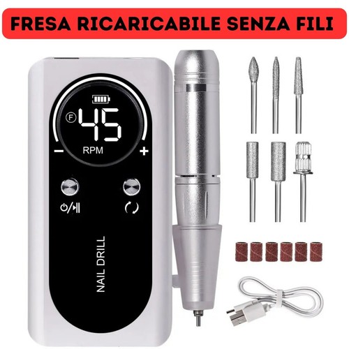 Fresa unghie ricaricabile - unghie,
