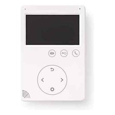 monitor videocitofono per porta da 4,3' 2 fili nedis