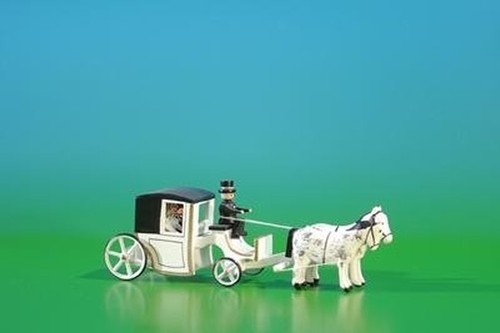 Miniatura calesse nuziale - miniatura,