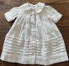 Manteau Piqué Blanc Fin