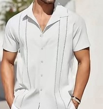 Camicia cubana bianca