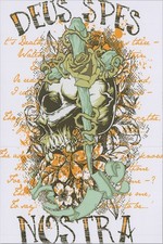 Teschio gotico Deus Spes