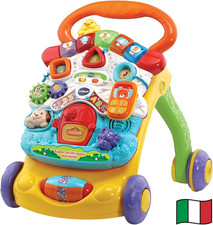 Super Primi Passi Parlante 2 in 1 - Arancione, Primi Passi per Bambini Con Senso