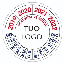 SCADENZA REVISIONE - Adesivo -