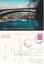 BASSANO DEL GRAPPA: Ponte Nuovo e Ponte Vecchio  1963
